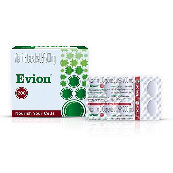 Evion 200mg Capsule 10'S - Supplements-Vit