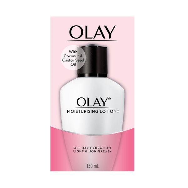 Olay Moisturising Lotion With Coconut, Caster Seed Oil,Glycerin 150 ml - Face Moisturizers
