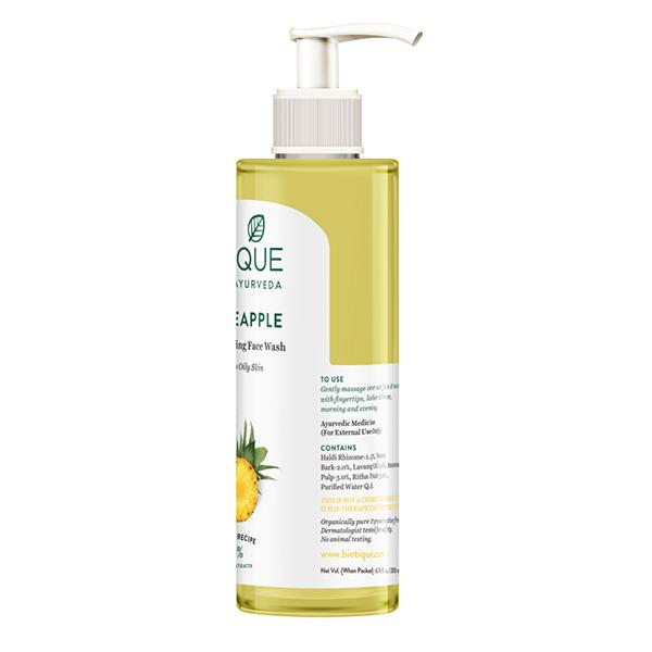 Bio Pineapple Oil Balancing Face Wash 200 Ml - Face Wash & Cleansers