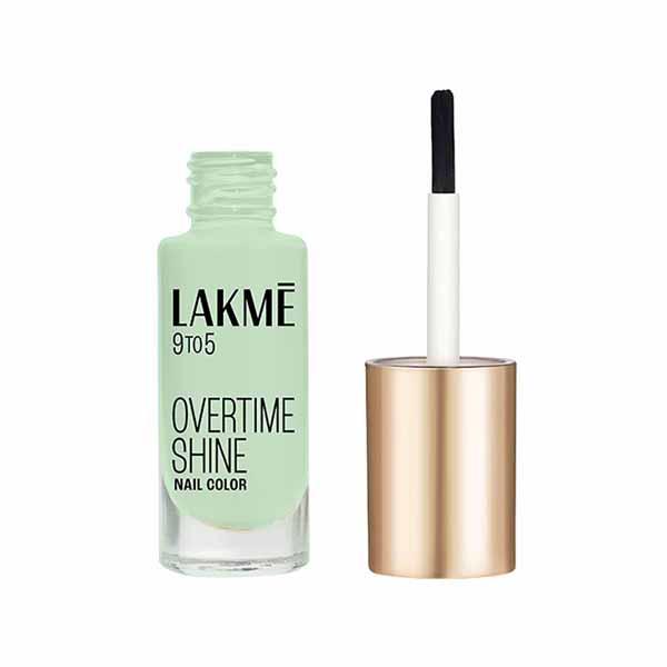 Lakme 9To5 P+G Nail Minty Green 6 ml - Nail Polish