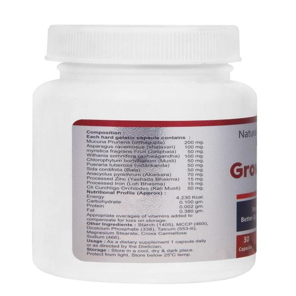 Samika Nutricare Grow Sperm Capsule 30's - Sexual Care