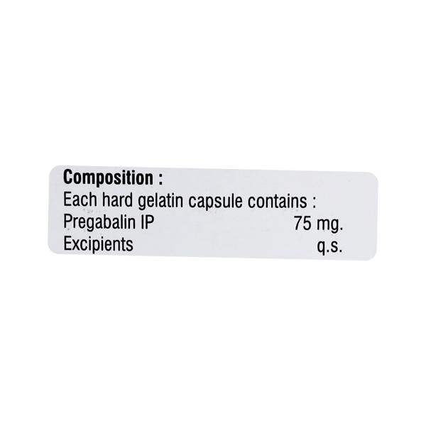 PREGABEL 75mg Capsule 10's - Neuropathic Pain-Dru