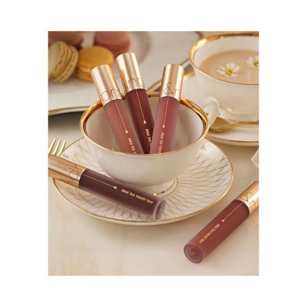 Rom&Nd Milk Tea Velvet Tint 01 Red Tea 4.4 gm - Lip Stains & Tints