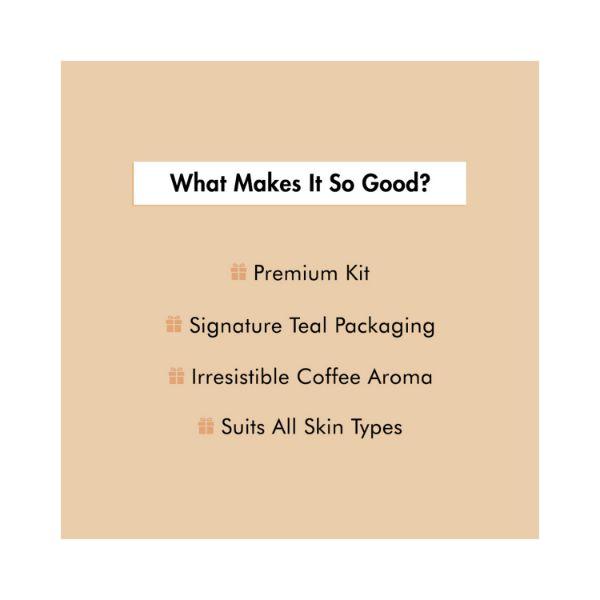 mCaffeine Coffee Shower to Shine Body Gift Kit Stress Relieving Epsom Bath Salt & Body Shimmer 305 ml - Bath Salts