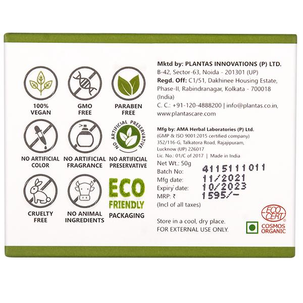 Plantas Pollution Defence & Moisturizing Organic Day Cream with SPF 30 50 gm - Day Cream