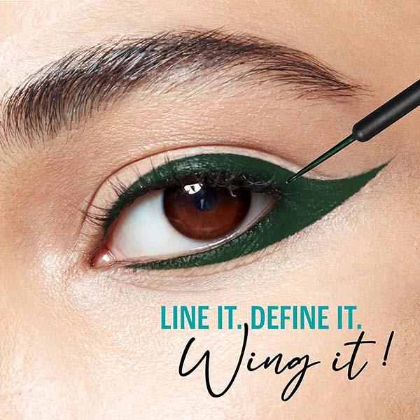 Lakme 9 to 5 Eyeconic Liquid Eyeliner Matte Finish, Waterproof, Smudgeproof 24 Hrs,Green, 4.5 ml - Eyeliners