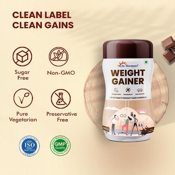 Dr. Morepen Weight Gainer - Irish Chocolate 500 gm - Weight Gain