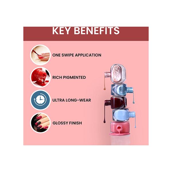 Matt Look Nailed It Nail Polish, Chip Free, Quick Dry, Longer Stay, Highly Pigmented Lacquer, Natural Finish , Yellow Tactic 16 10 ml - Nail Polish