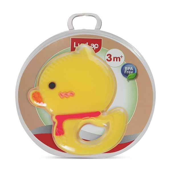 LuvLap Silicon Teether - Yellow Duck 1's - Pacifiers & Teethers