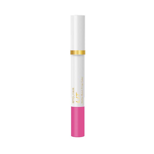 MyGlamm Matte About It Lip Color Fuchsia Ballet 2.8 gm - Lipsticks