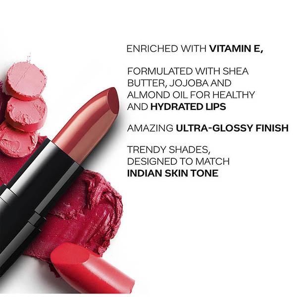 Faces Canada Weightless Creme Finish Lipstick Candied Fruits 08 4 Gm - Lipsticks