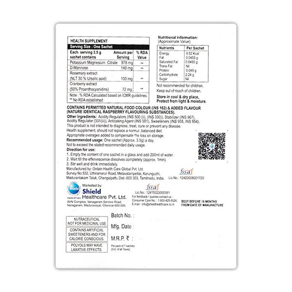 UTI FLUSH 3.5gm Sachet 7's - Supplements-Sup