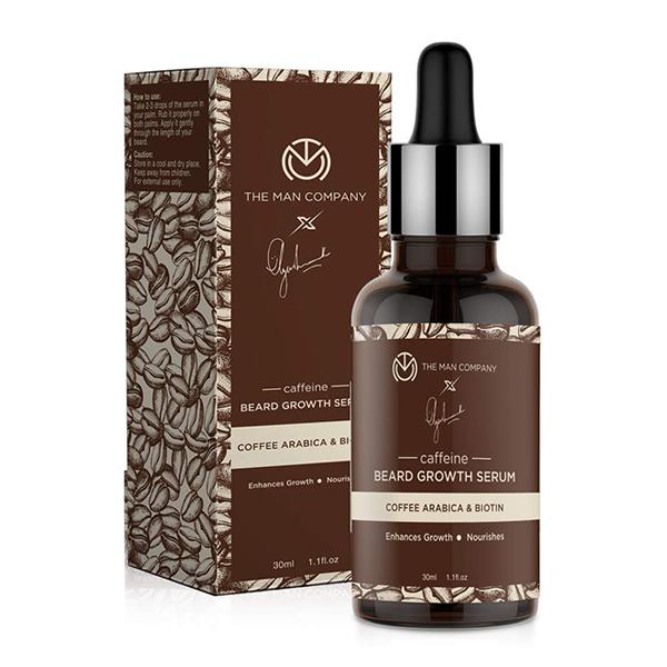 The Man Company Caffeine Beard Growth Serum 30 ml - Beard Oil