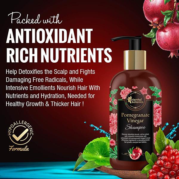 Oriental Botanics Pomegranate Vinegar Shampoo 300 ml - Shampoos