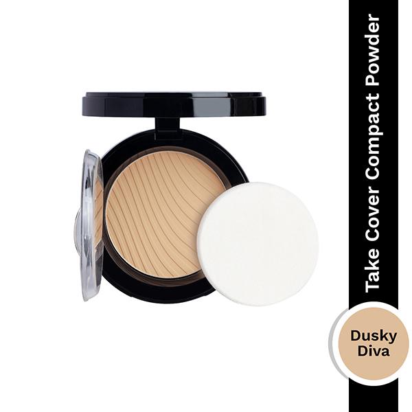 PAC Take Cover Compact Powder 15 Dusky Diva 7.85 gm - Compact Powder