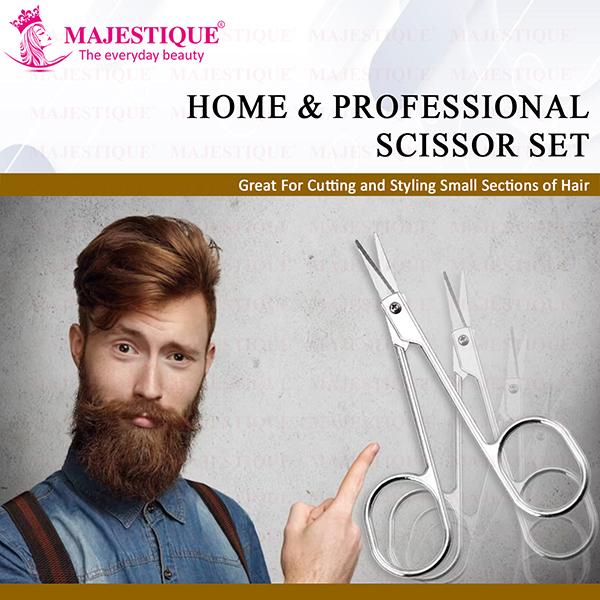 Majestique Hair Cutting Scissor Silver Scissors Are Designed and Made From the Highest Quality Stainless Steel FC43 1's - Others