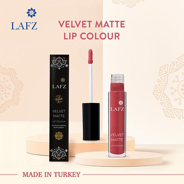 Lafz Transfer Proof & Smudge Proof Velvet Matte Lip Colour, Pink Berry 5.5 ml - Liquid Lipsticks
