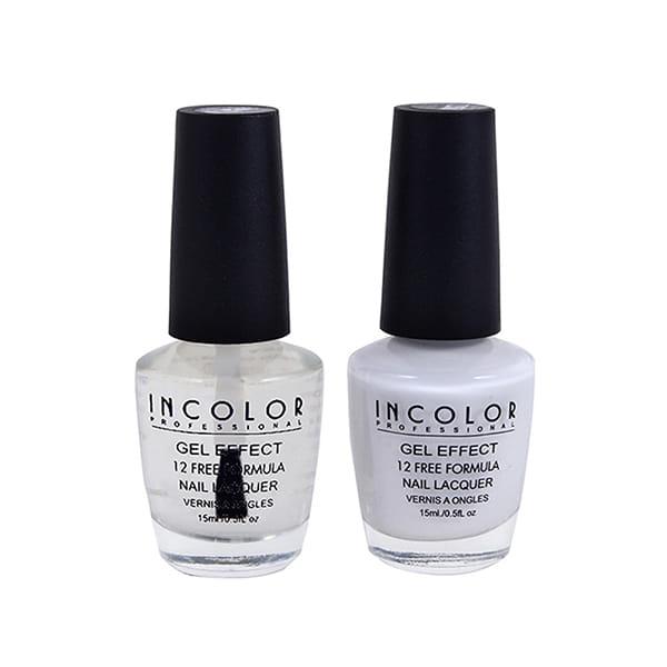 Incolor Gel Effect Matte Nail Polish Combo 01 (13+17) Pack Of 02 15 Ml - Nail Polish
