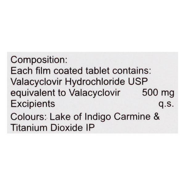 Valanext 500mg Tablet 3'S - Viral infections-Ant