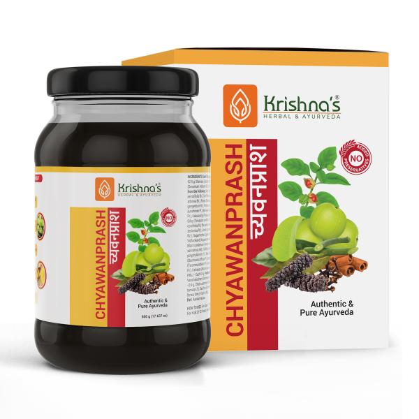 Netmeds | Krishna's Herbal & Ayurveda Chyawanprash (Preservative Free) 500 gm