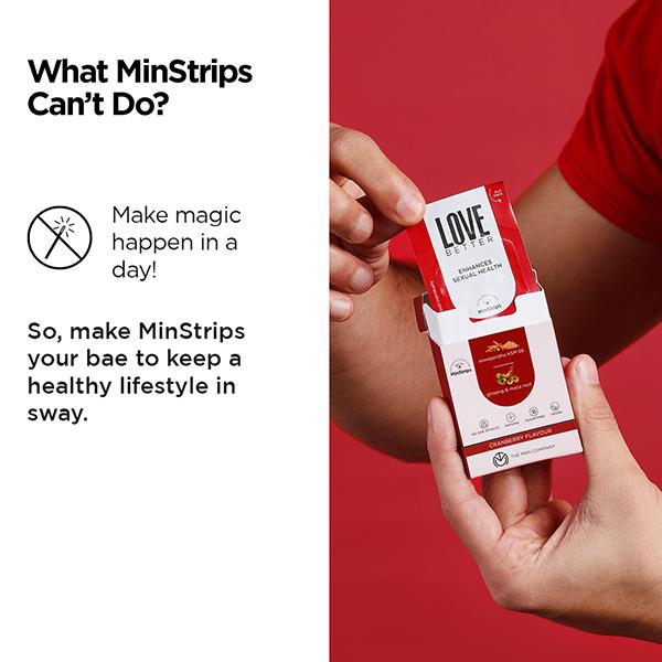MinS Love Better MinStrips for Men (pack pof 30 strips) 1's - Sexual Care