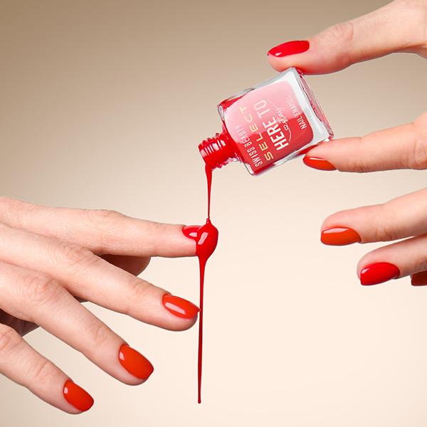 Swiss Beauty Select Here To Stay Nail Enamel With High Gloss Finish Burnt Coco 12 ml - Nail Polish