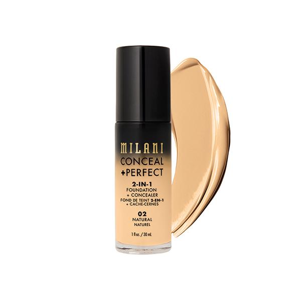 Milani Conceal + Perfect 2-in-1 Foundation + Concealer - Natural 30 ml - Concealer