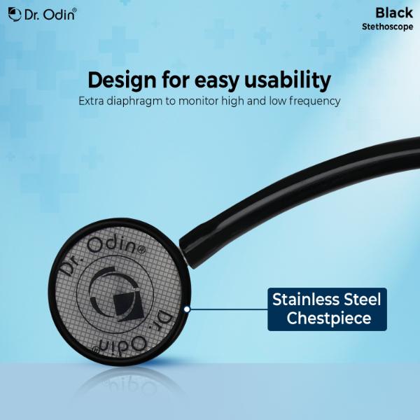 Dr. Odin Stethoscope Black 1's - Stethoscopes