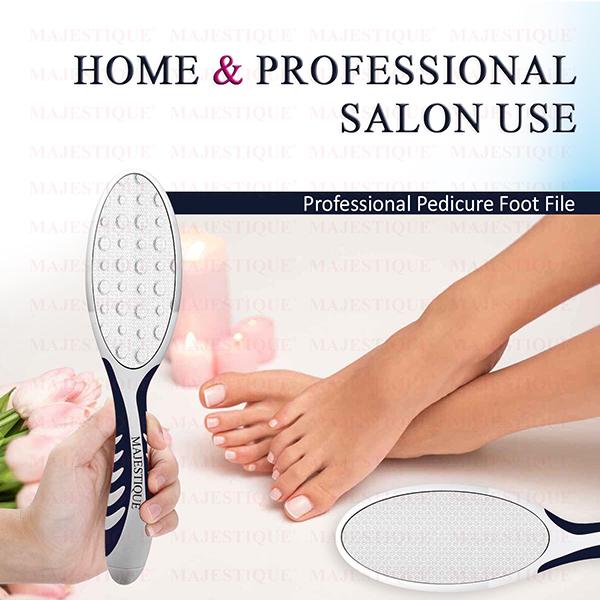 Majestique Dual Side Foot Scrubber, Heel Scraper for Feet, Hands, and Body - Color May Vary 1's - Callus Shavers & Stones