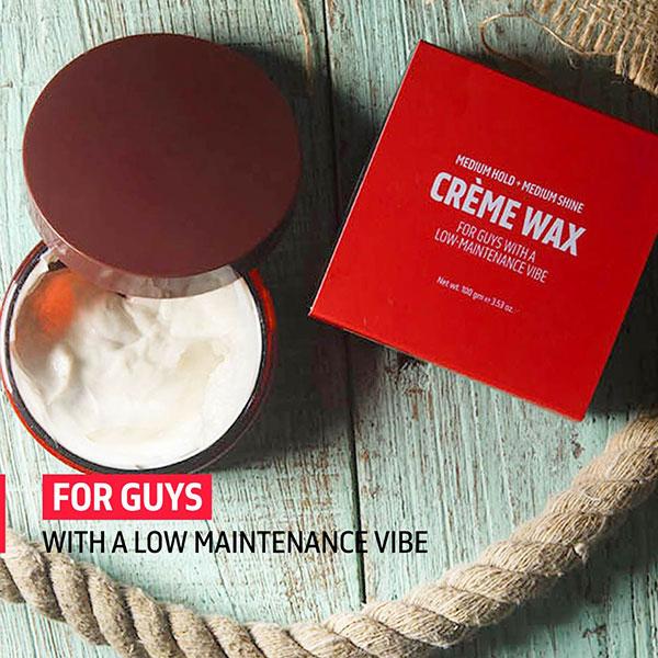 Phy Creme Wax Medium Hold + Medium Shine 100 gm - Hair Waxes