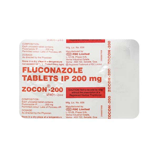 Netmeds | Zocon 200mg Tablet 2'S