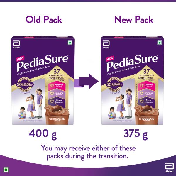 Pediasure Scientifically Designed Nutrition Drink Refill - Chocolate Flavour 375 g - Kids Nutrition