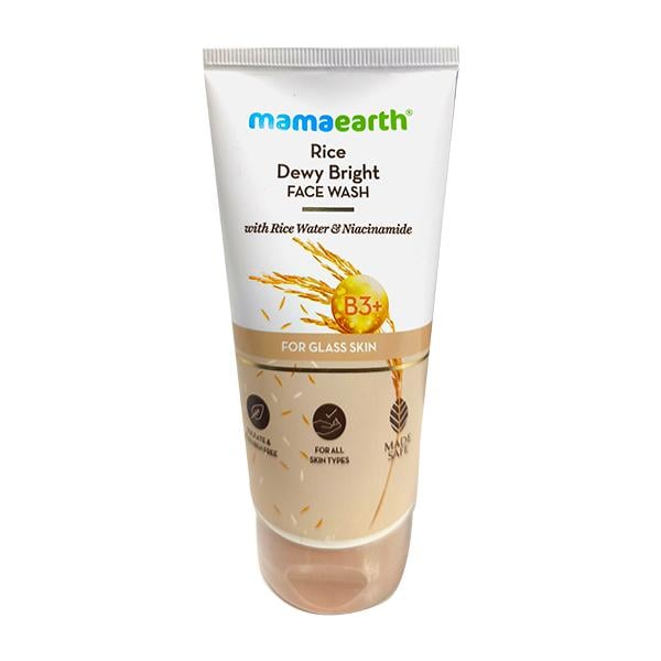 Netmeds | Mamaearth Rice Dewy Bright Face Pack with Rice Water & Niacinamide for Glass Skin 50 ml