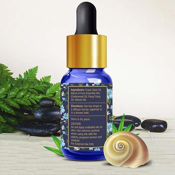 Oriental Botanics Deep Relax Aroma Therapy Diffuser Oil (Cedarwood, Ylang & Vetiver) 15 ml - Creams/Oils/Lotions