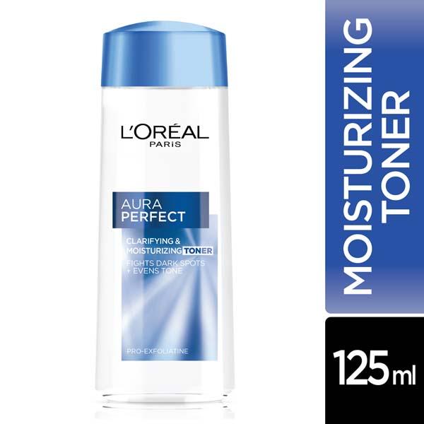 L'Oreal Paris Aura Perfect Clarifying & Moisturizing Toner With Vitamin C, Fights Dark Spots + Evens Tone 200 ml - Toners
