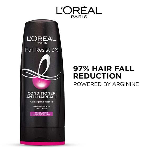 L'Oreal Paris Fall Resist 3X Anti-Hair Fall Conditioner 71.5 ml - Conditioners