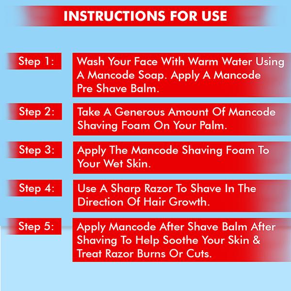 Mancode Shaving Foam 500 ml - Shaving Foams