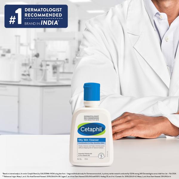 Cetaphil Oily Skin Cleanser 125ml - Face Wash & Cleansers
