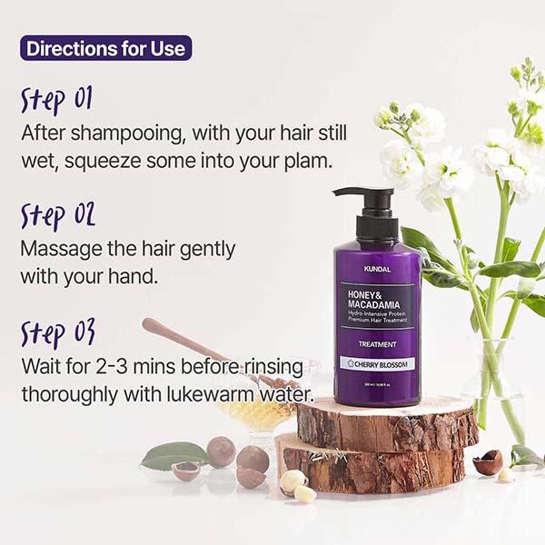 Kundal Honey and Macadamia Hair Treatment White Musk 500 ml - Conditioners