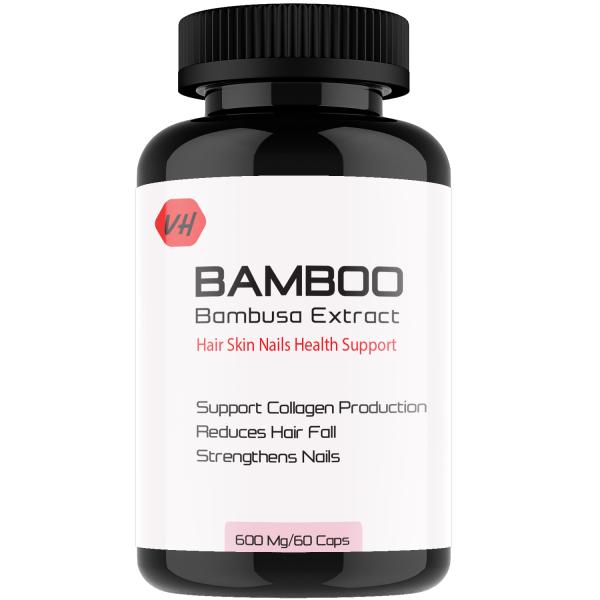 Netmeds | Vitaminhaat Bamboo Bambusa Extract For Hair Skin Nails Health Support Capsules 60's