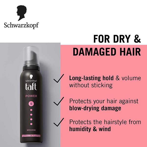 Schwarzkopf Power Hair Mousse 150 ml - Clays & Mousses