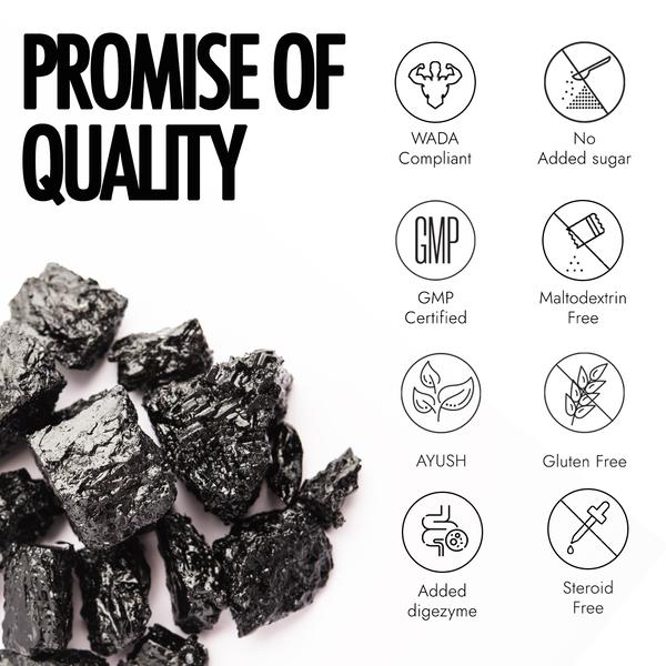 Kapiva Him Foods Testofuel Shilajit Whey Powder - Chocolate 1 kg - Whey Proteins