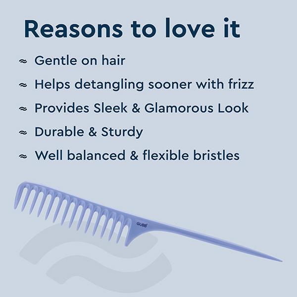 Gubb Pin Tail Hair Comb (Santorini Hues) Gb-Lh-034 1's - Hair Combs