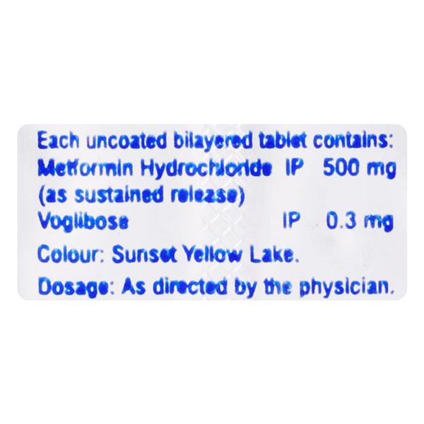 ELBOSE M 0.3 Tablet 10's - Diabetes-Ant