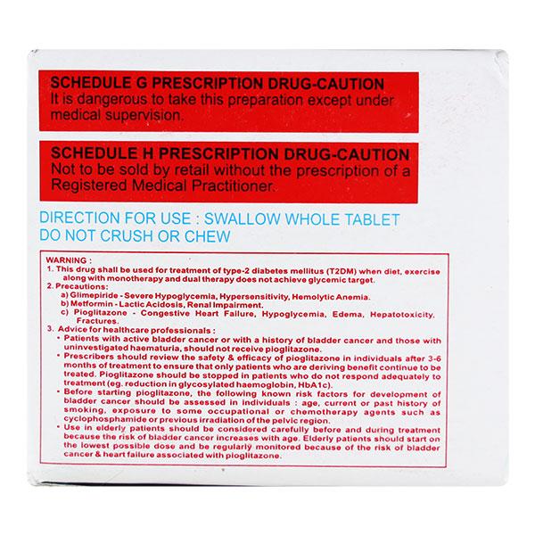 Glimison MP 2/500/15mg Tablet 15'S - Diabetes-Ant