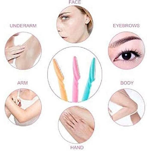 Beautiliss Professional eyebrow and face razor 3's - Razors & Cartridges