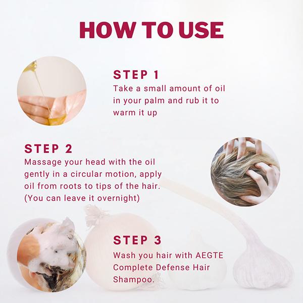 Aegte Premium Onion Hair Oil 100 ml - Hair Oils