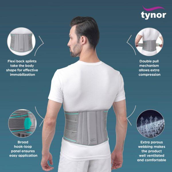 Tynor Cure Lumbo Sacral Belt (L) (A 05) - Back/Abdomen Supports