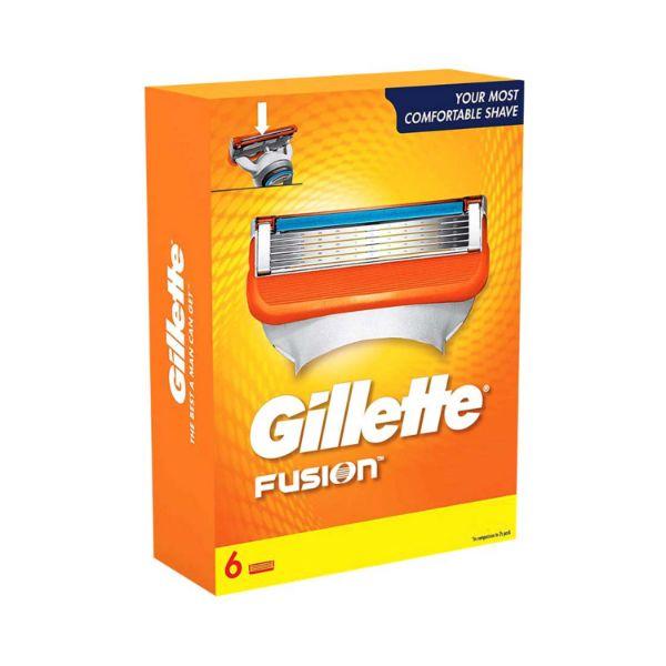 Gillette Fusion Manual Blades - 6 Count for Styling Back Blade 6's - Razors & Cartridges