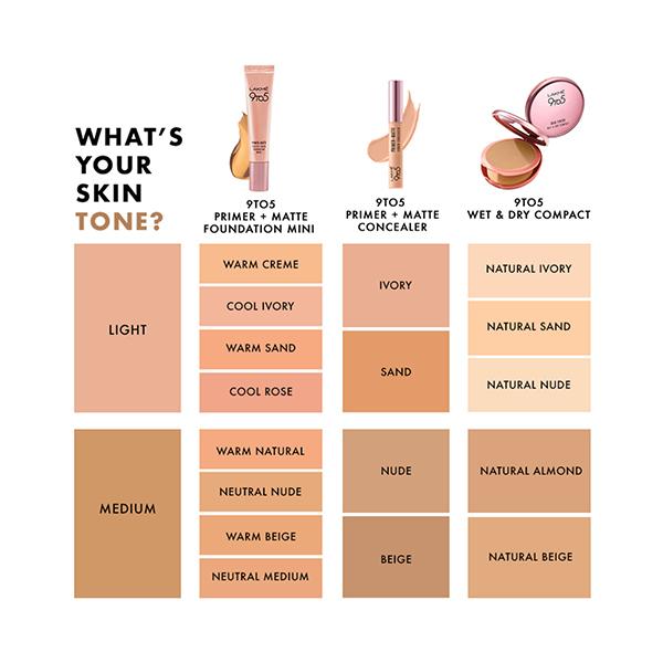 Lakme 9-5 P+M FDN Cool Rose 15 ml - Foundation